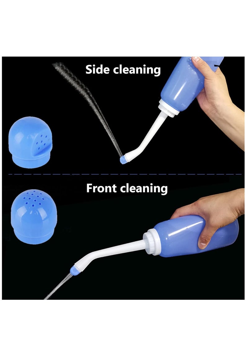 Portable Travel Bidet Sprayer 500ML – Handheld Shattaf Bottle for Personal Hygiene, Postpartum Care & Baby Cleaning, Dual Nozzles, Leakproof & Heat-Resistant - Image 3