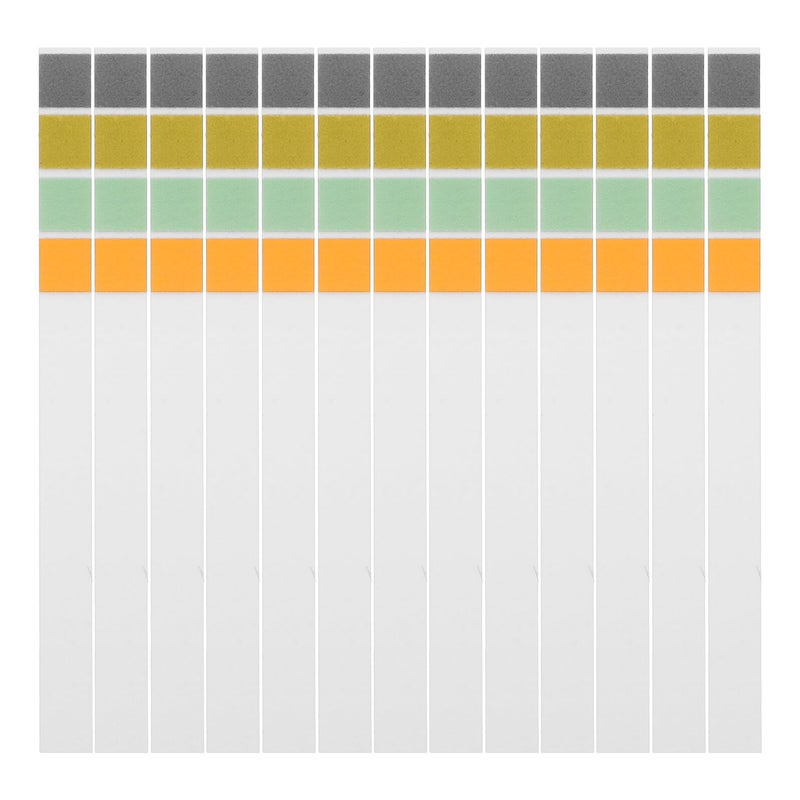 2pcs 0-14 pH Test Strips with 4 Color Chart for Skin Food Aquarium Water Testing - Image 2