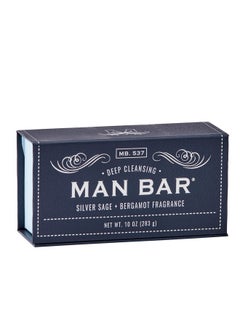 San Francisco Soap Company San Francisco Soap Company Deep Cleansing Man Bar, Silver Sage & Bergamot, 10 Ounce  - Image 1