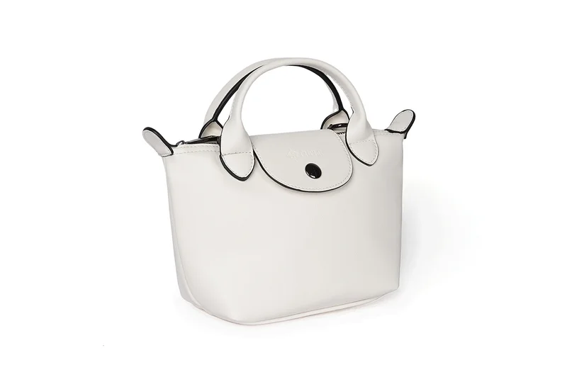 كابلي حقيبة يد مغلقة ناعمة من الجلد الصناعي