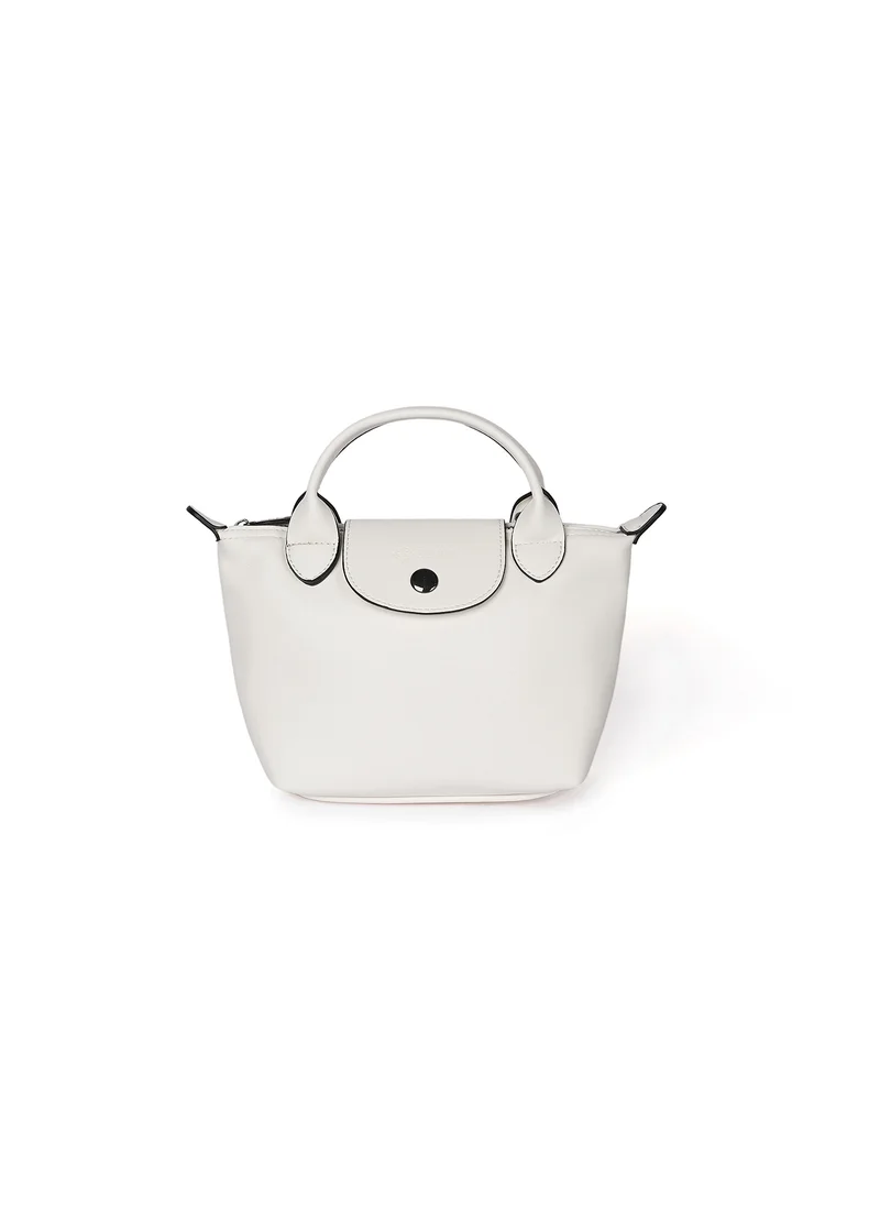 Cuple Smooth faux leather closed-up handbag