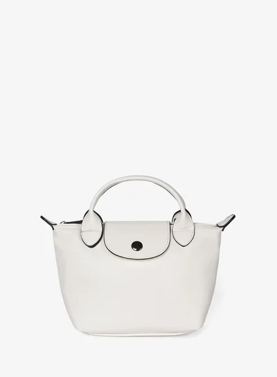 Cuple Smooth faux leather closed-up handbag