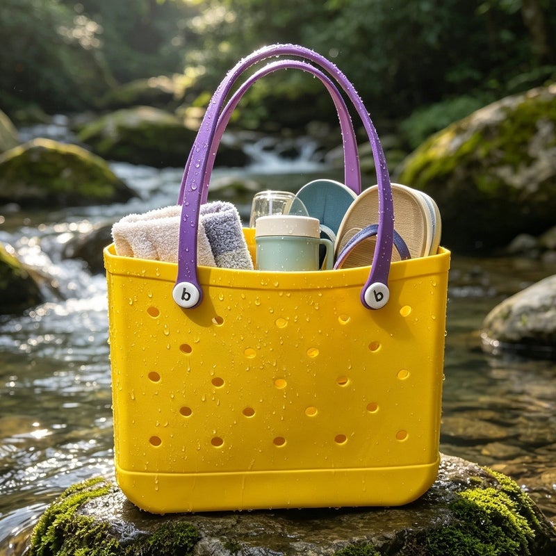 EVA Large Capacity Beach Bag with Hole Design - Image 1
