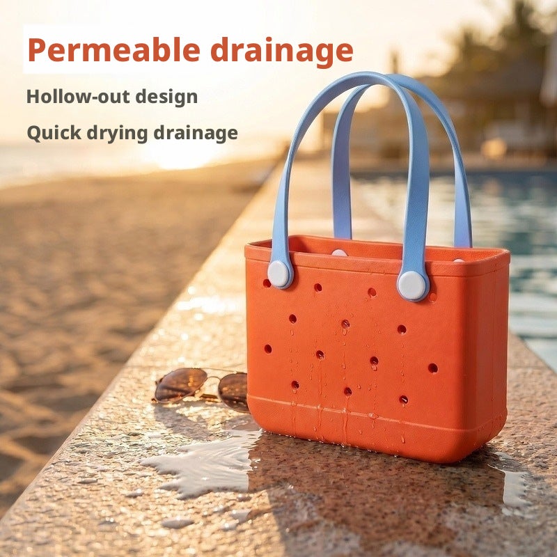 EVA Large Capacity Beach Bag with Hole Design - Image 3