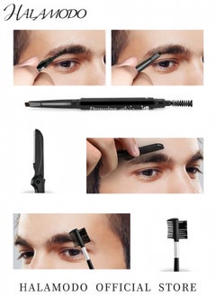 HALAMODO 7 in 1 Professional Eyebrow Shaping and Grooming Kit Includes Eyebrow Scissors Razor Tweezers Brush and Scissors for Unisex Use Stainless Steel Eyebrow Grooming Tools Set  - Image 3