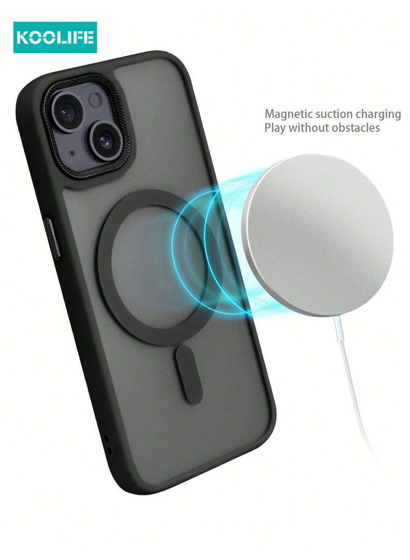 iPhone 14 Pro Max Case, Black - Magnetic Compatible with MagSafe, Strongly Protects the Phone - Image 5