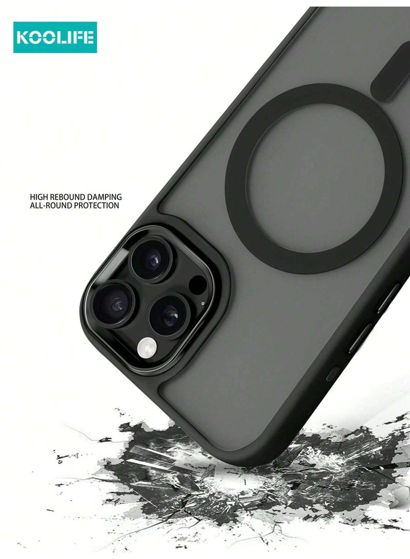 iPhone 14 Pro Max Case, Black - Magnetic Compatible with MagSafe, Strongly Protects the Phone - Image 4