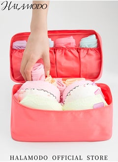 HALAMODO Travel Storage Bag Portable Travel Drawer Dividers Closet with Large Capacity  Multi-Functional Waterproof Organizer Made of Nylon for Socks & Underwear & Bra & Cosmetics  - Image 4