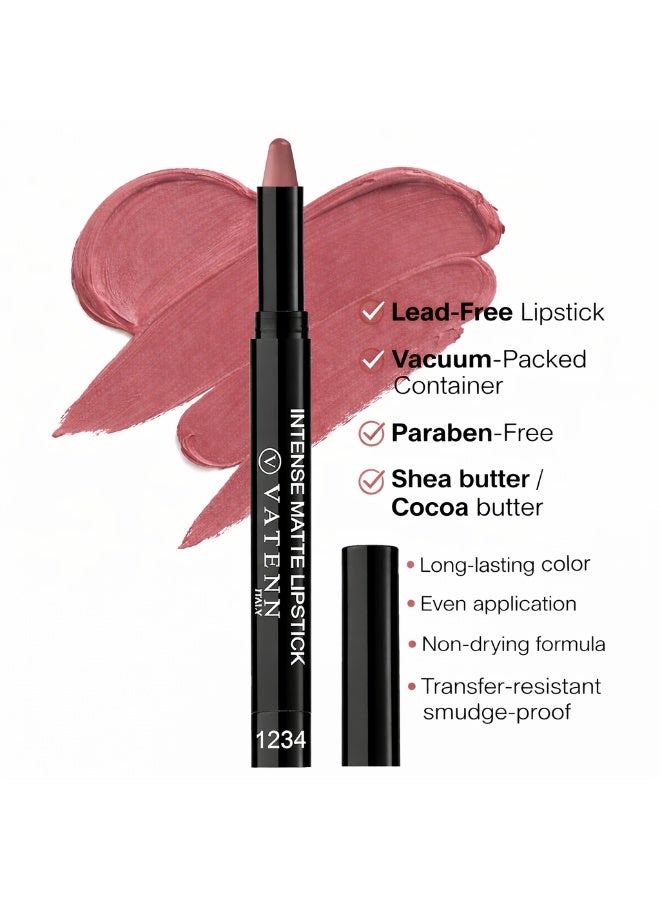 فاتن إيطاليا Intense  Matte Lipstick 1234 - Image 2