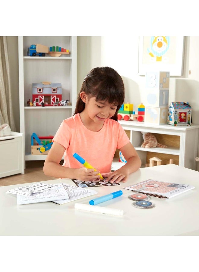 Melissa & Doug Secret Decoder Deluxe Activity Set – Spy-Themed On-the-Go Book Collection with Seek & Find, Decoder Wheel, Magic Ink and More – Fun Mystery-Solving Activity for Kids Ages 7+ | MD5238 - Image 2