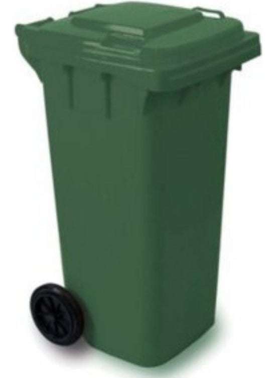 Viyalente - 120 Lt Green Wheeled Garbage Container - Image 1