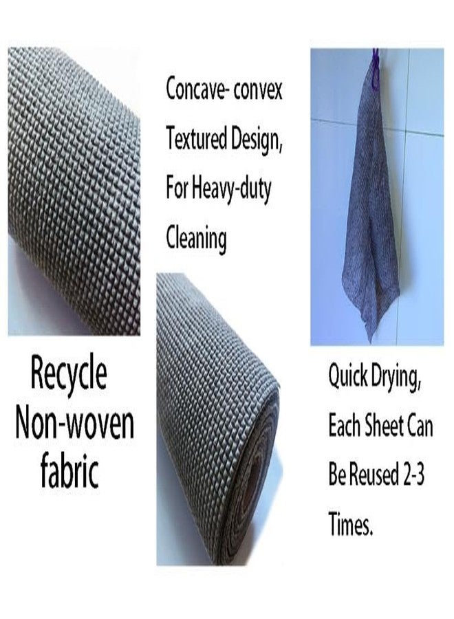 eastwire Disposable Wash Scrub Sheets, Daily Dish Scrubber, Scrub Sheets/Dishcloths for Washing Dishes and Cleaning Kitchen, Bathroom, Paper Towel Format, Multi-Purpose, Heavy Duty, Non-Scratch, 100 Sheets - Image 4