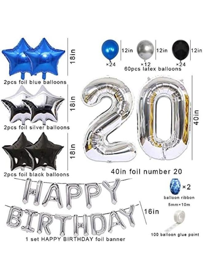 Secret 20th Birthday Balloons Decorations - Image 3