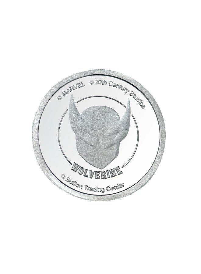 بي تي سي عملة مارفل الفضية 50 جرام 999.0 فضة