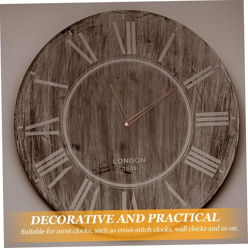 DOITOOL 5sets Wooden Clock Hands for DIY Projects Replacement Clock Movement Pointers for Wall for Repair and Decoration - Image 4