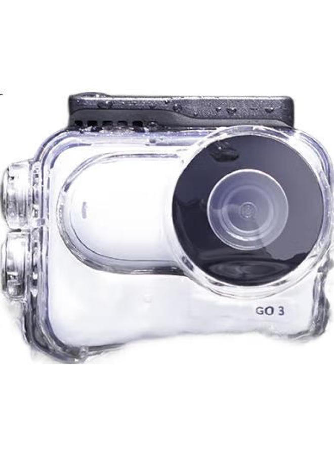 Maxcam Camera Case Protective Cover, Suitable For Insta360 Go 3S 3 Action Camera Waterproof Case, Deep Diving Waterproof Cover, Diving Protective Case, Shockproof Frame, Snorkeling Box Accessories - Image 2