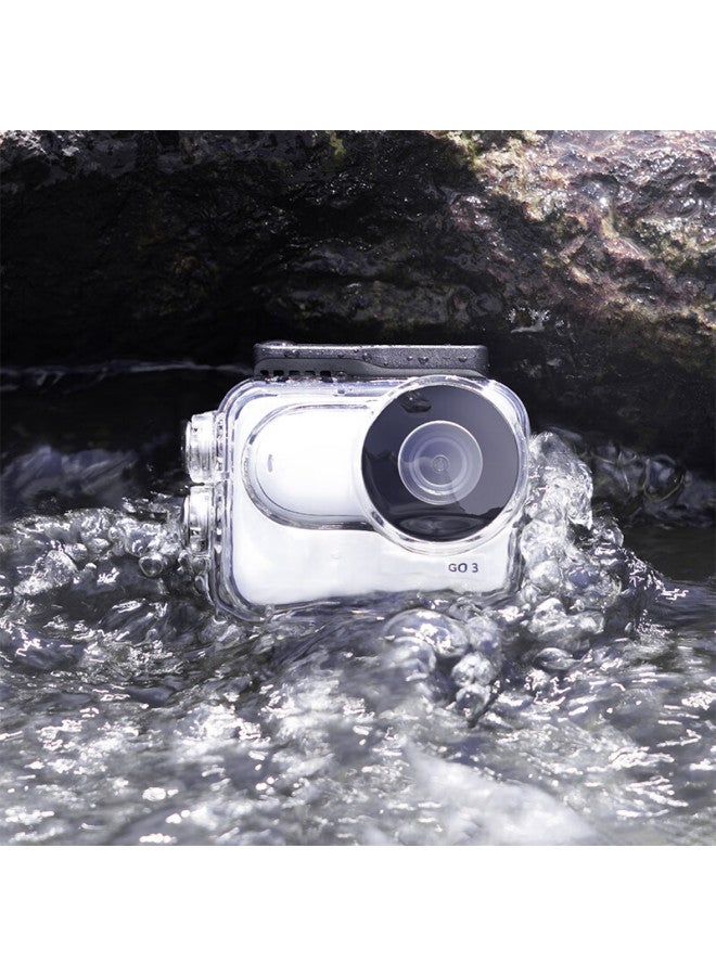 Maxcam Camera Case Protective Cover, Suitable For Insta360 Go 3s 3 Action Camera Waterproof Case, Deep Diving Waterproof Cover, Diving Protective Case, Shockproof Frame, Snorkeling Box Accessories - Image 2