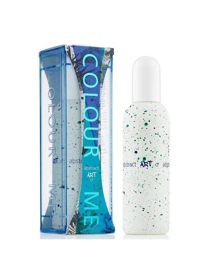 كولور مي عطر فاخر للرجال كولور مي أبستراكت آرت 100 مل | عطر رجالي عصري يدوم طويلاً بنفحات نجيل الهند والمسك | عطر رجالي من ميلتون لويد لندن