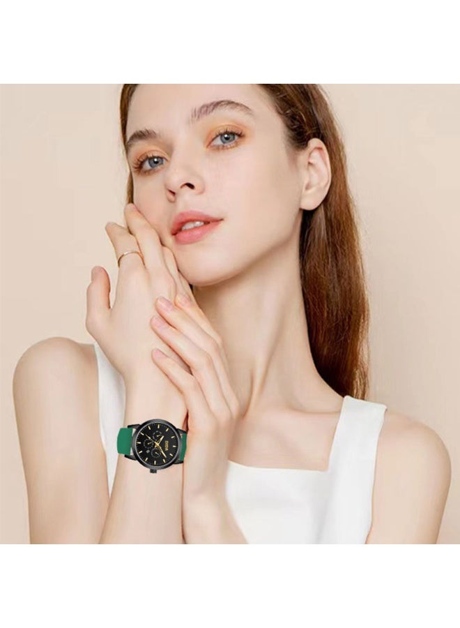 DIDA Silicone Waterproof Watch C073 Green - 42mm - Image 3