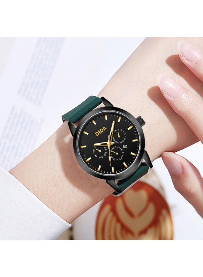 DIDA Silicone Waterproof Watch C073 Green - 42mm - Image 2