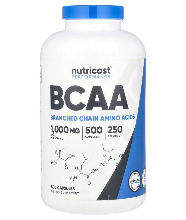 Performance BCAA 500 Capsules (500 mg per Capsule)