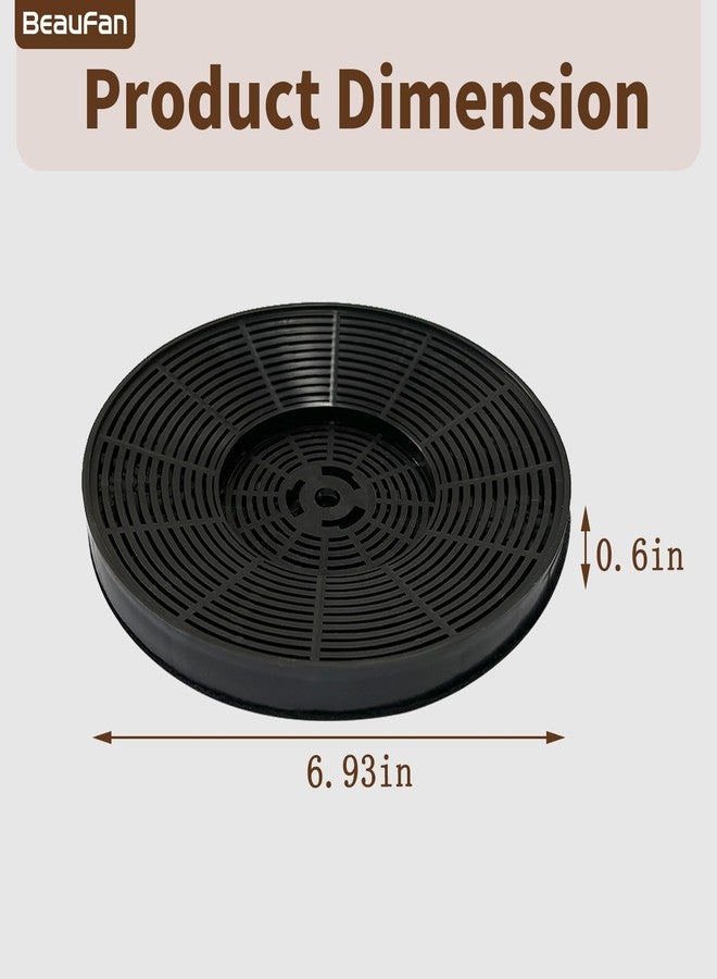 Beaufan 2 Pack CFK4 Carbon Filters Compatible with Cosmo Under Cabinet Range Hood 5MU30 / 5MU36, Also Fit for SNDOAS Range Hood US0475BPB / US0475NBK - Image 2
