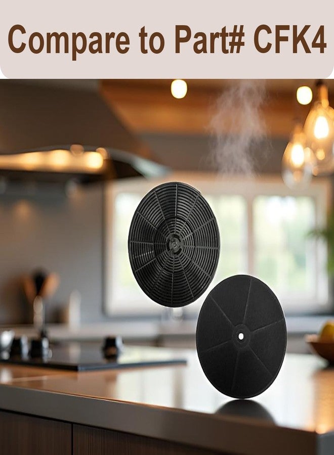 Beaufan 2 Pack CFK4 Carbon Filters Compatible with Cosmo Under Cabinet Range Hood 5MU30 / 5MU36, Also Fit for SNDOAS Range Hood US0475BPB / US0475NBK - Image 4