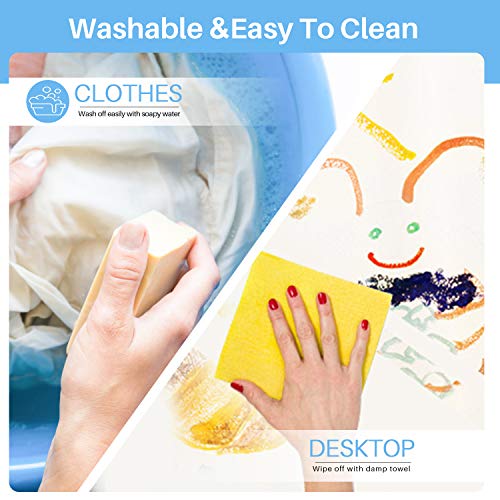 MayMoi Washable Tempera Paint Sticks | Non-Toxic, Quick Drying & No Mess Paint Sticks for Kids, Best Art Birthday Gifts for Kids (12 Colors) - Image 3
