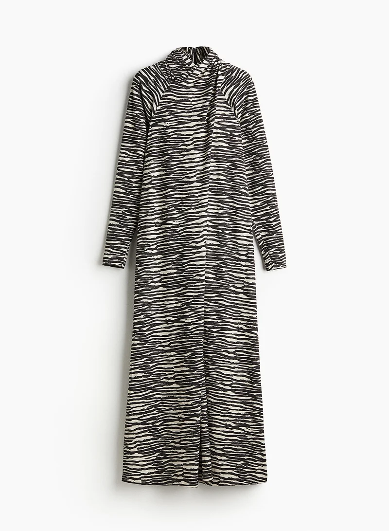 اتش اند ام Zebra Print Midi Dress