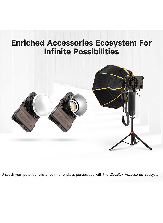  COLBOR - W100 Pocket LED Video Light 100W Photography Fill Light 2700K-6500K Dimmable APP Control for Vlog Live Streaming Video Recording - Image 1
