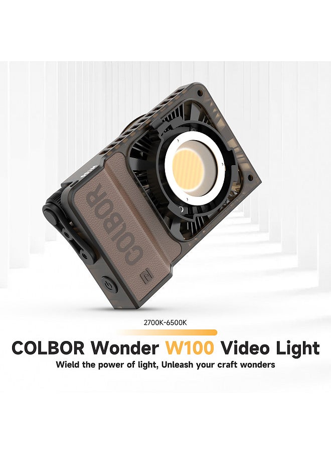  COLBOR - W100 Pocket LED Video Light 100W Photography Fill Light 2700K-6500K Dimmable APP Control for Vlog Live Streaming Video Recording - Image 1