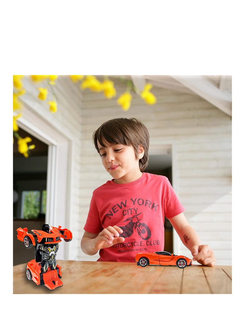SYOSI Toddler Toys for 3 4 5 Year Old Transforming Toys Cars for 3 Years Old Kids Robot Cars Toys Gift for Boys Girls Age 3 5 Best Gift for Boy and Girl  - Image 2