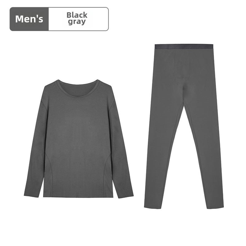 Ladies Thermal Underwear Heat Retaining Antibacterial Set Black (male)  - Image 4