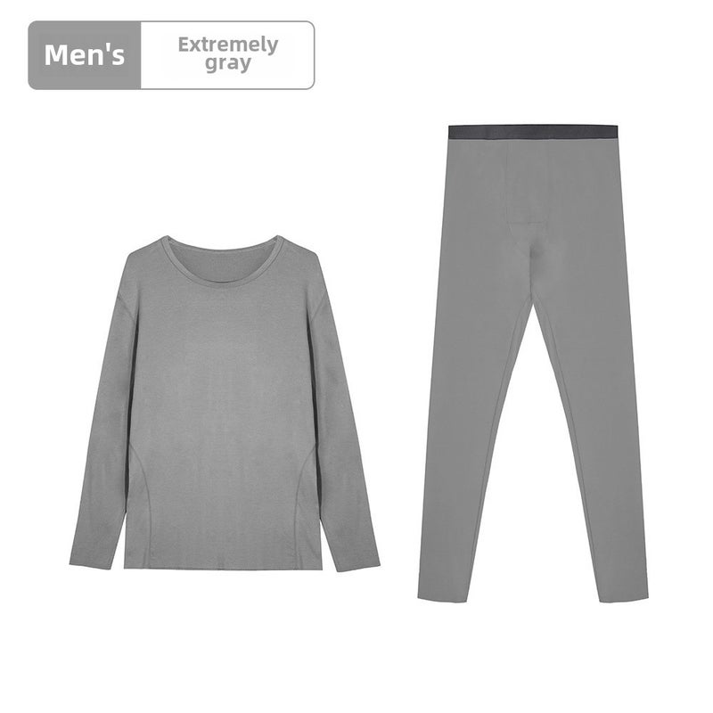 Ladies Thermal Underwear Heat Retaining Antibacterial Set Black (male)  - Image 3