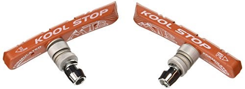 Kool Stop MTN Mountain Bicycle Brake Pads (Threaded, Salmon) - Image 2