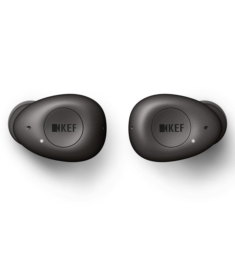 Kef سماعات أذن KEF Mu3 اللاسلكية الحقيقية مع إلغاء الضوضاء (رمادي غامق) - Image 2