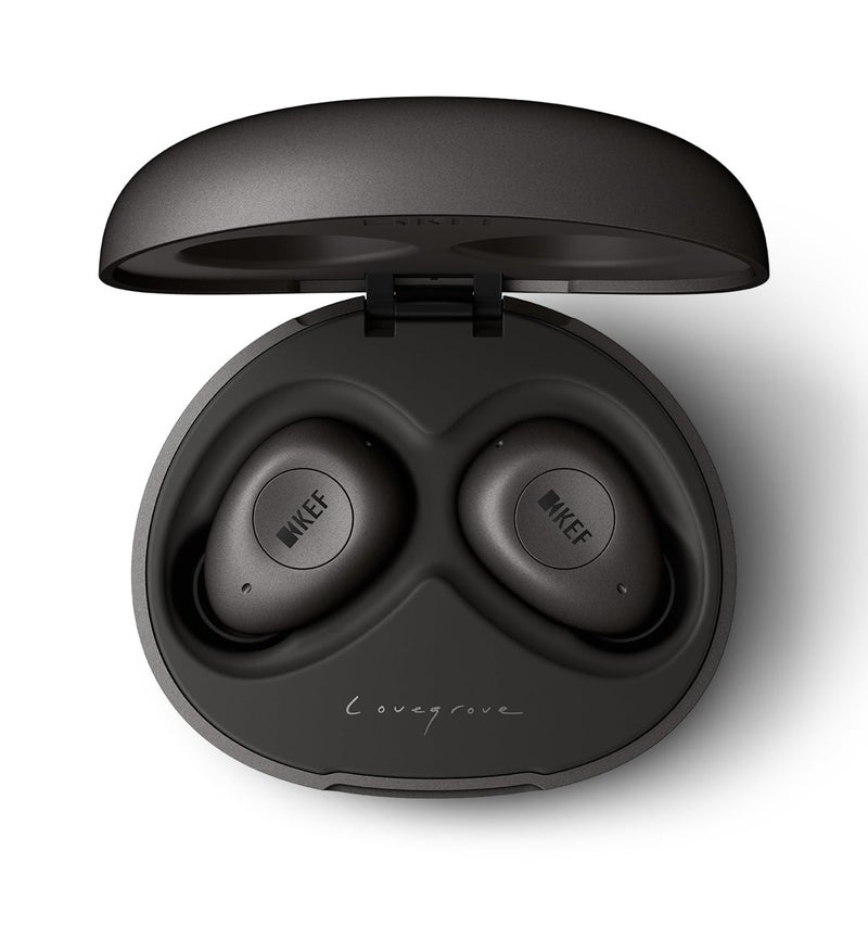 Kef سماعات أذن KEF Mu3 اللاسلكية الحقيقية مع إلغاء الضوضاء (رمادي غامق) - Image 3