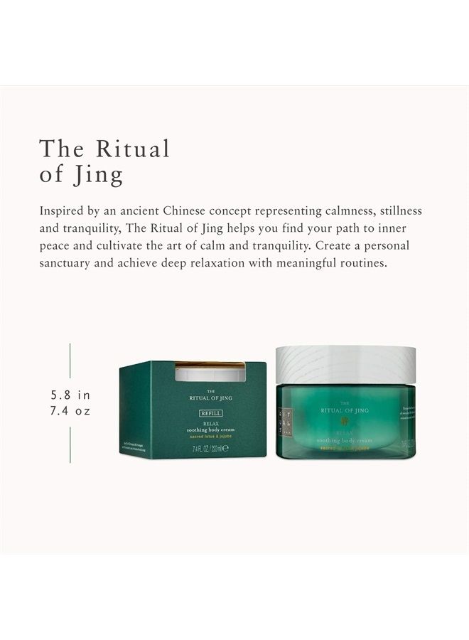 RITUALS Jing Calming Body Cream & Refill Set - Nourishing Body Cream with Sacred Lotus & Jujube - 14.8 Fl Oz  - Image 3