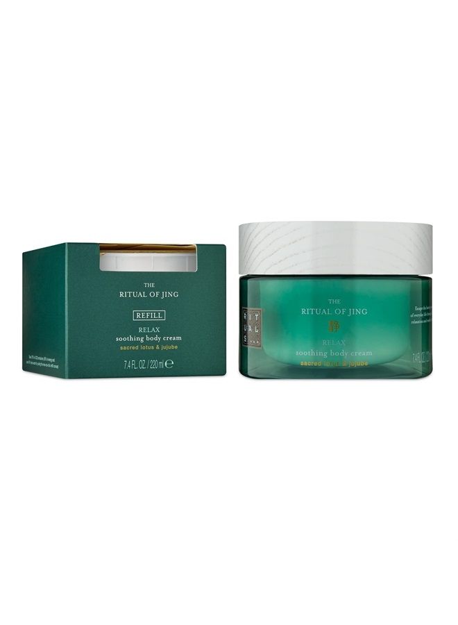 RITUALS Jing Calming Body Cream & Refill Set - Nourishing Body Cream with Sacred Lotus & Jujube - 14.8 Fl Oz  - Image 1