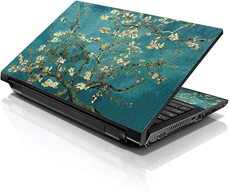 LSS Almond Trees Laptop Skin Sticker with Wrist Pads - Image 1
