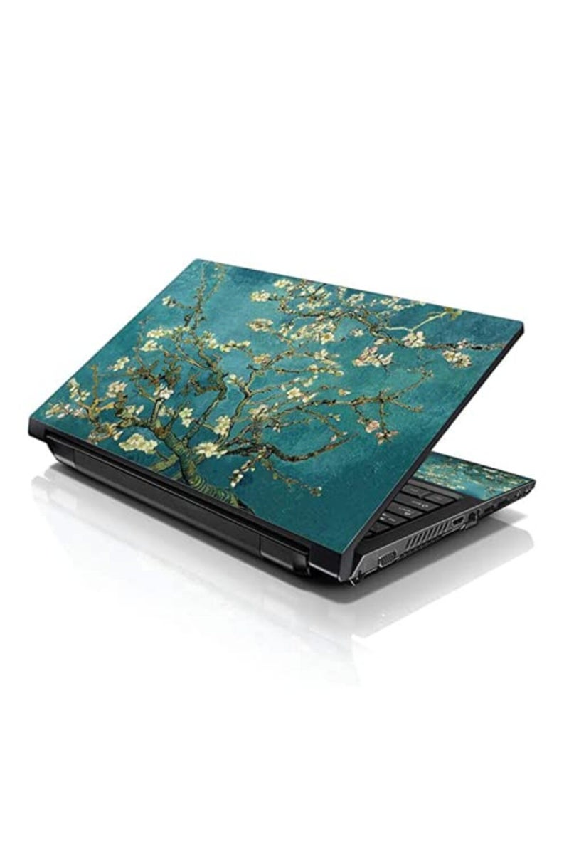 LSS Almond Trees Laptop Skin Sticker with Wrist Pads - Image 1