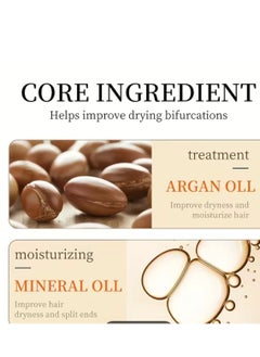 SADOER Argan Oil to Soften and Polish Hair and Repair Damaged Hair, 80 ml  - Image 3