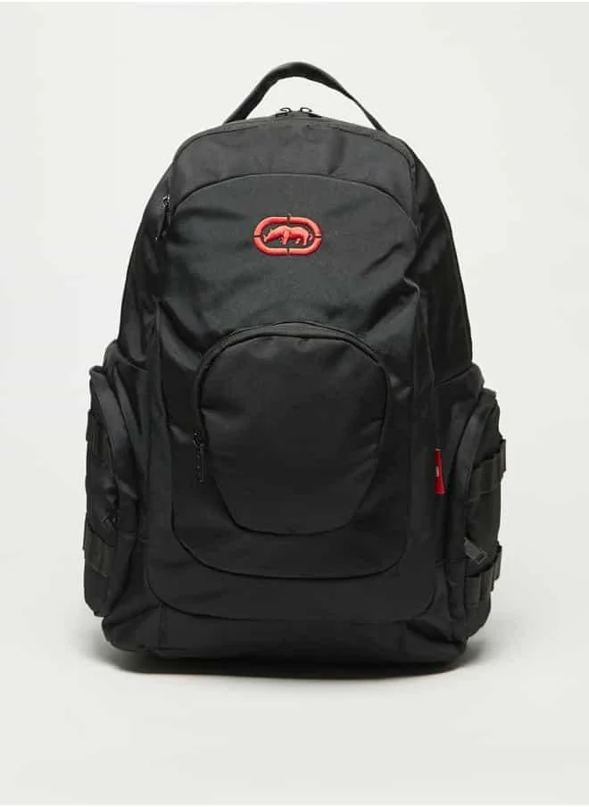 إيكو يو إن إل تي دي. Ecko Unltd Solid Backpack with Adjustable Straps and Zip Closure