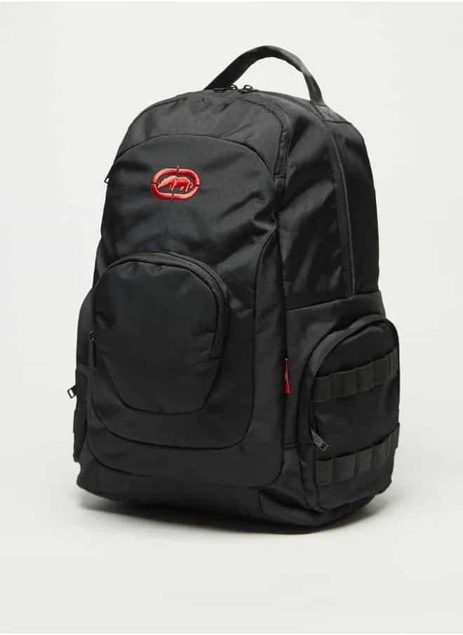 إيكو يو إن إل تي دي. Ecko Unltd Solid Backpack with Adjustable Straps and Zip Closure