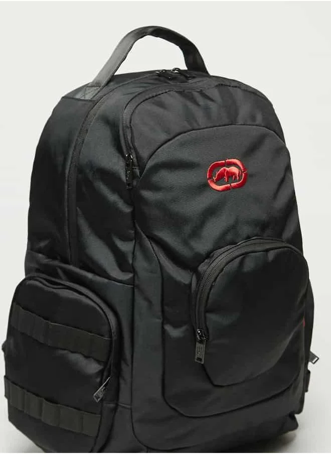 إيكو يو إن إل تي دي. Ecko Unltd Solid Backpack with Adjustable Straps and Zip Closure