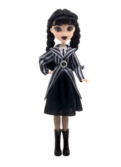 General A School Uniform Costume Doll by Monster Adams - Gothic Dreams Come True: Bring back Wednesday Addams' signature gothic charm with this stunning doll  - Image 2