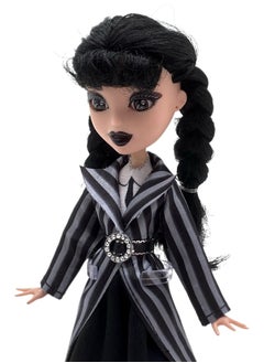 General A School Uniform Costume Doll by Monster Adams - Gothic Dreams Come True: Bring back Wednesday Addams' signature gothic charm with this stunning doll  - Image 4