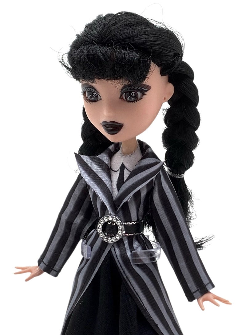 general A School Uniform Costume Doll by Monster Adams - Gothic Dreams Come True: Bring back Wednesday Addams' signature gothic charm with this stunning doll  - Image 4