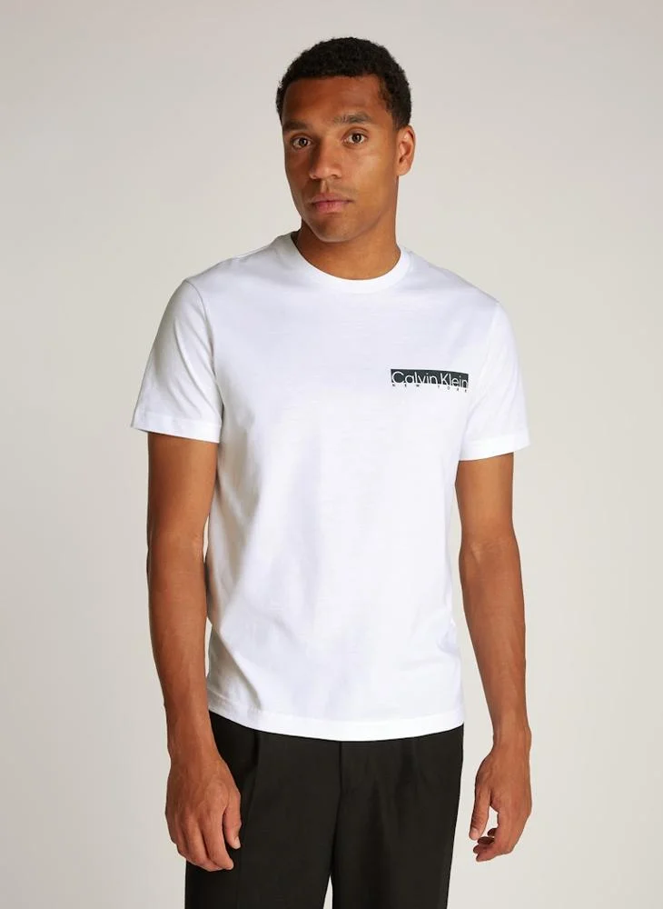 كالفن كلاين Logo Crew Neck T-Shirt