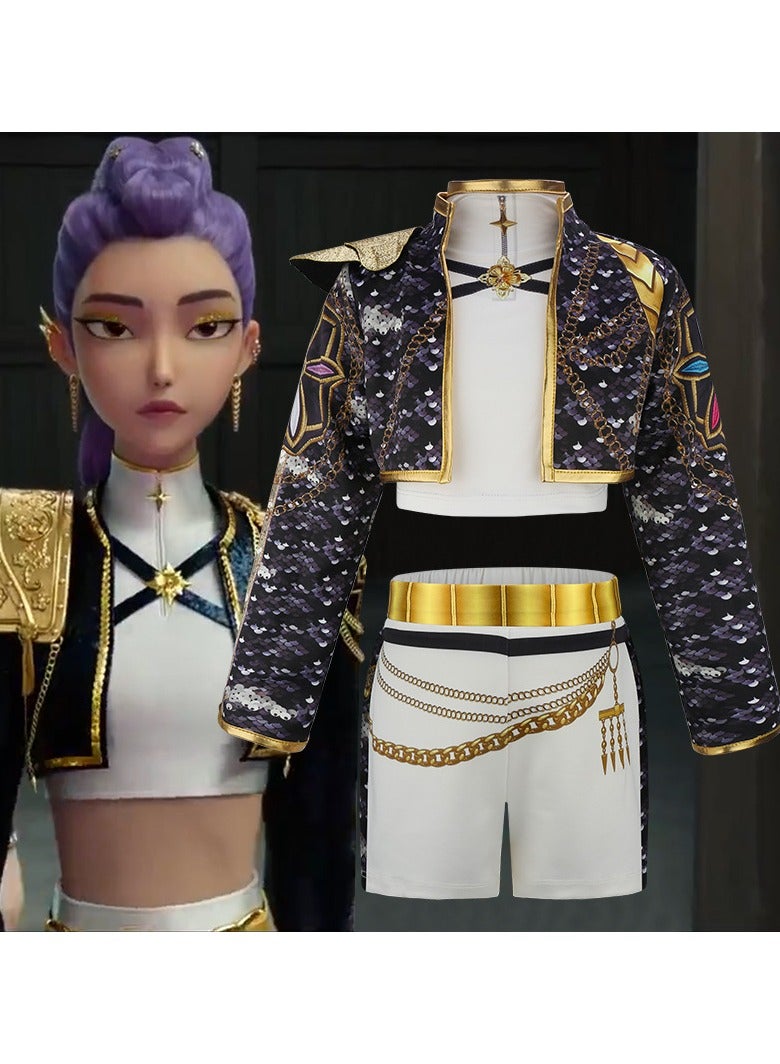 عام زي تنكري لفرقة K-POP "لومي لصيد الشياطين" يُعيد إنتاج صور الشخصيات بدقة عالية، ليلبي متطلبات التزيّن بأزياء الشخصيات. - Image 1